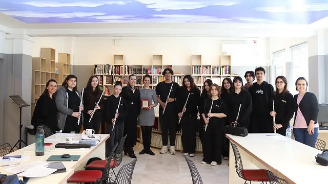 DOÇ. DR. AYSU ZEHRA ŞANVER İLE FLÜT USTALIK SINIFI ÇALIŞMASI GERÇEKLEŞTİRDİK.